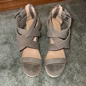 Taupe Wedges